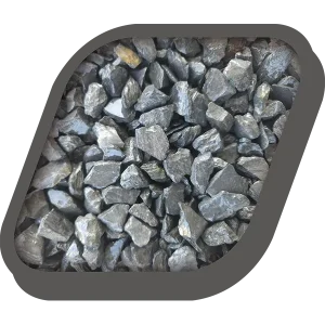Graviers basalte noir mouillé