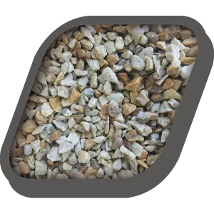 Quartz beige de Scrignac mouillé